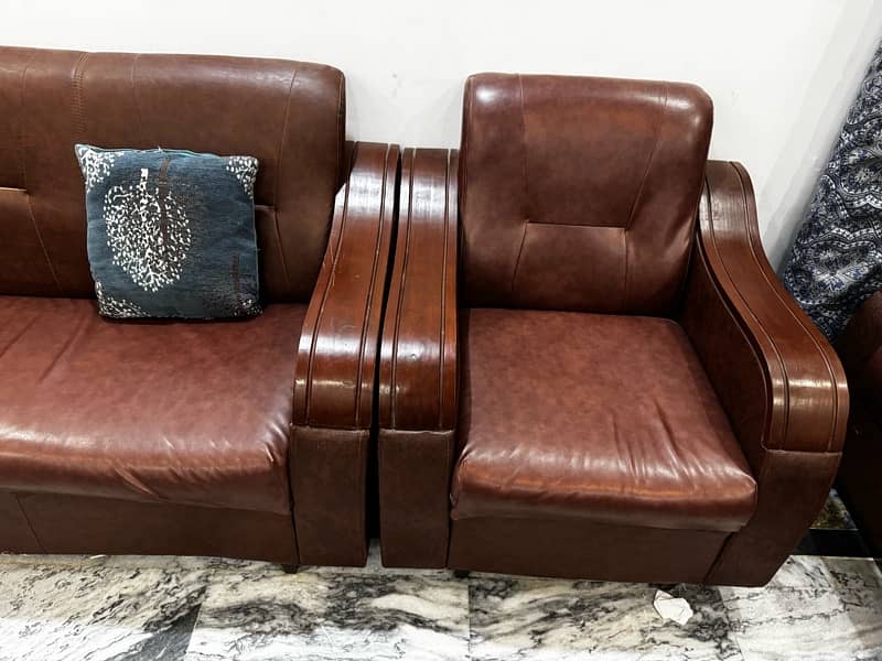 orignal leather sofa set 6