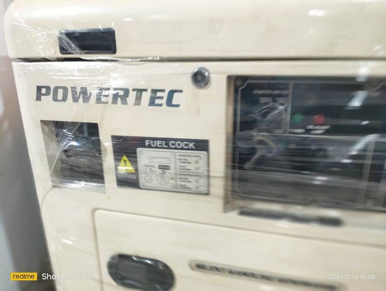 Power tac 10kva sound prouf canopy generator 0