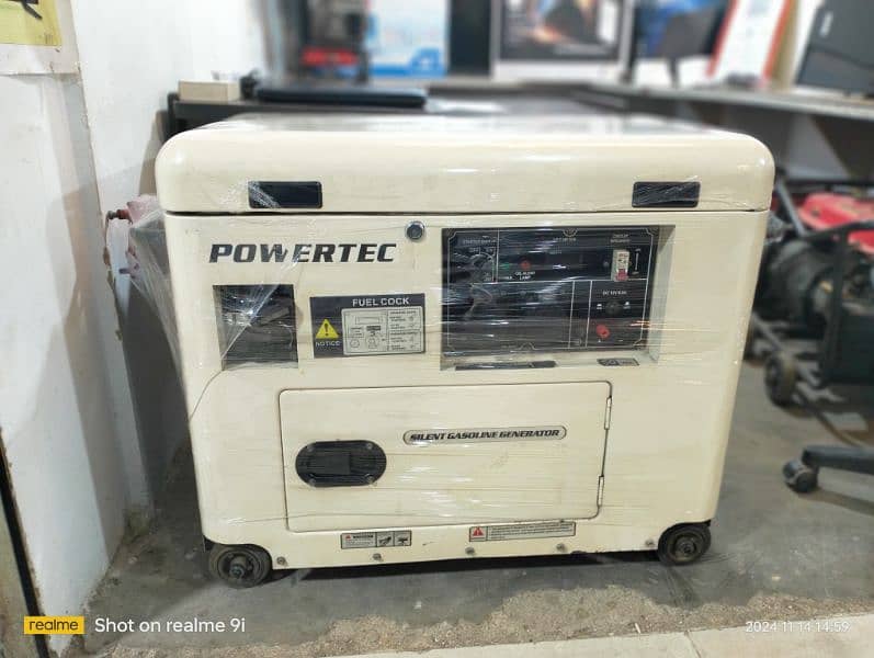 Power tac 10kva sound prouf canopy generator 4