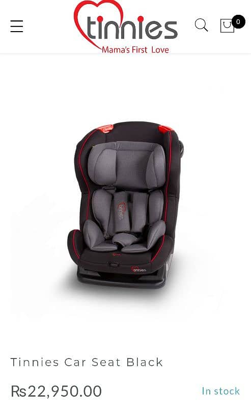 Tinnies Baby Car seat 6