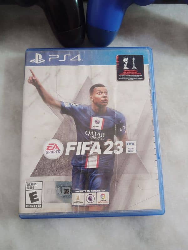 Ps4 Pro 1TB Sealed with FIFA 23 and 2 controllers urgent sell 3