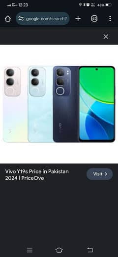 vivo y19s 6/128gb just box open