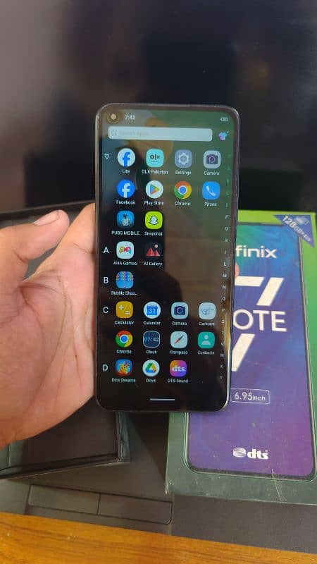 Infinix Note7 4/128gb with box official 8