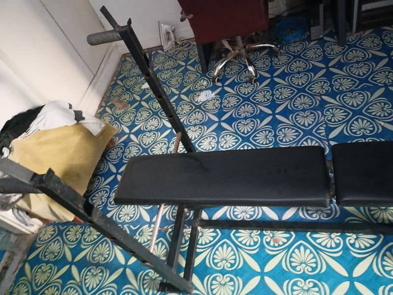 Gym bench with leg extension 3