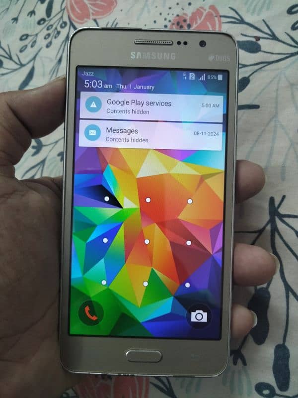 samusng galaxy grand prime with box 4