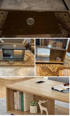 glass top stylish Center table for urgent sale