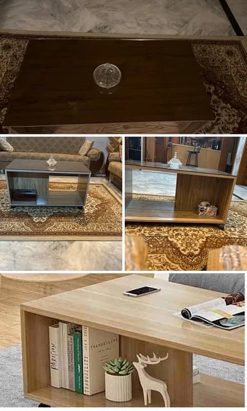 glass top stylish Center table for urgent sale 0