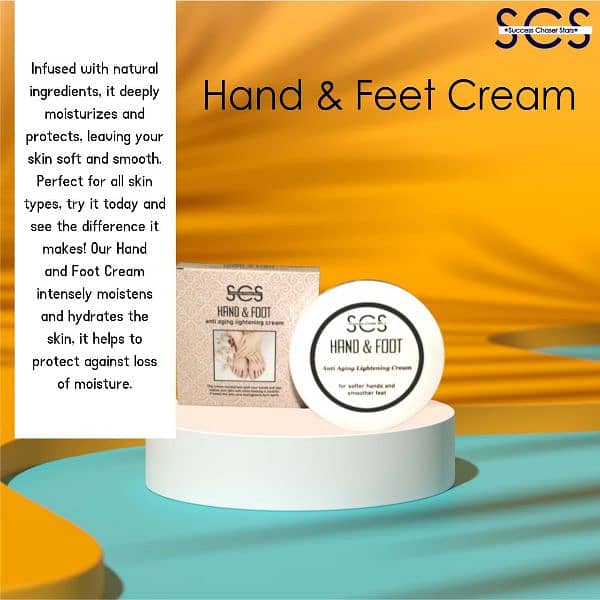 available hand and foot cream 1