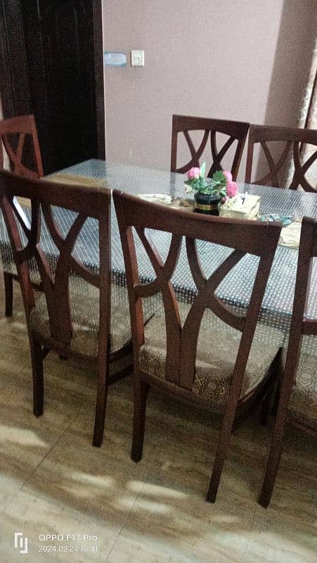 wooden Dinning table 4