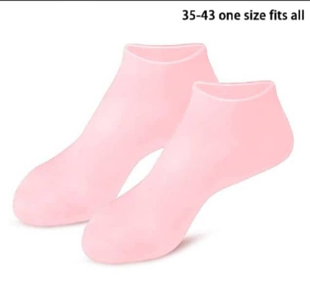 Silicone moisturizing socks 4