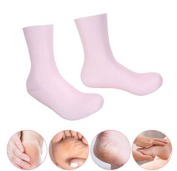 Silicone moisturizing socks 5