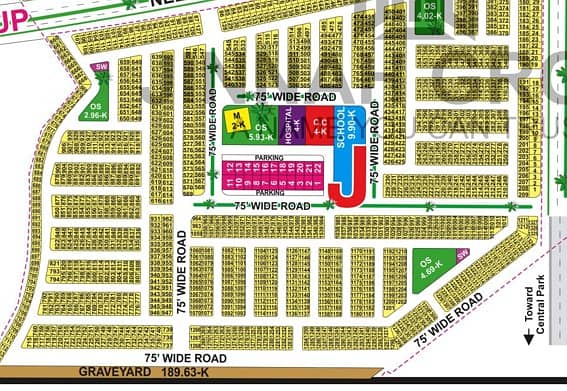 Prime Location 5 Marla Plot For Sale In J Block Jinnah Sector LDA City Lahore 0