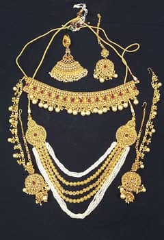 Bridal Wears Gold plated set