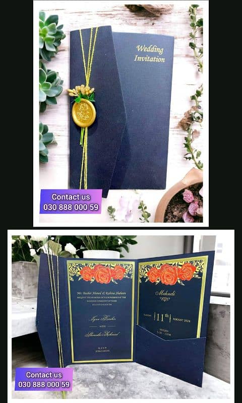 wedding card's 7