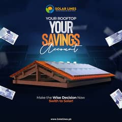 Turny  your rooftop into your saving account - Solar System is the Way