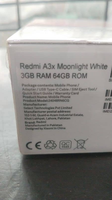 Redmi A3x Box Packed 3