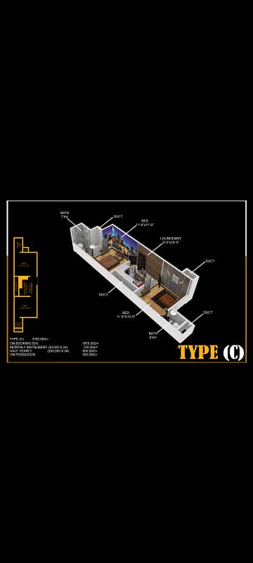 2 Bed Room Appartment on 2 years easy Installments. Akbar Villa near Bhopal Homes, Malir. G+4 STRUCTURE IS READY. COMMERCIAL PLOT, LEASED WITH ALL FASCILITIES. SBCA APPROVED. SECURITY GUARD. 3