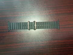 Silicon ocean straps for watch ultra Black colour