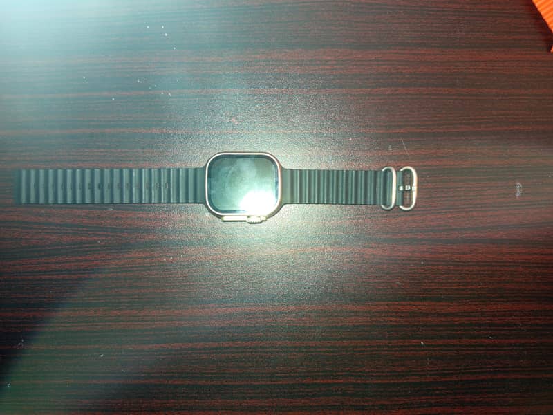 Silicon ocean straps for watch ultra Black colour 1