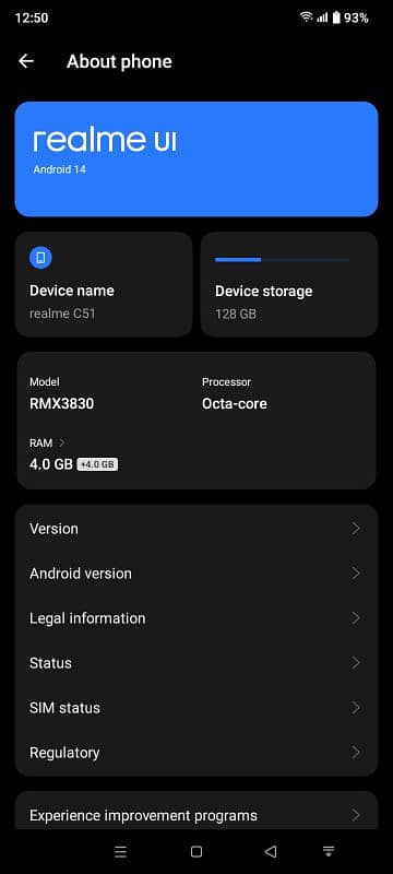 Realme C51 (4+4/128 GB) 1