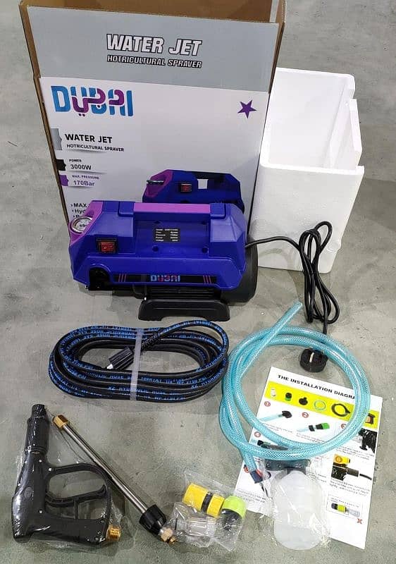 High Pressure Washer, Car Washer / Solar Plates Washer, AC Washer, 4