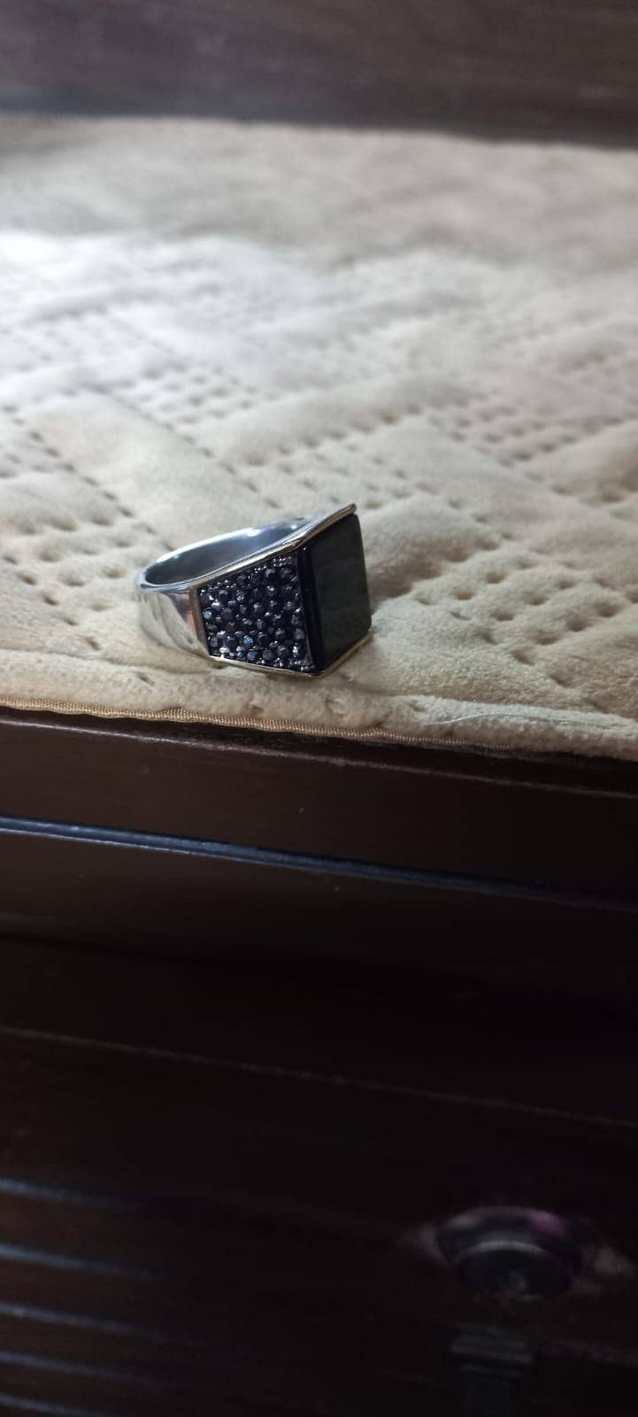 Timeless Black Square ring 1