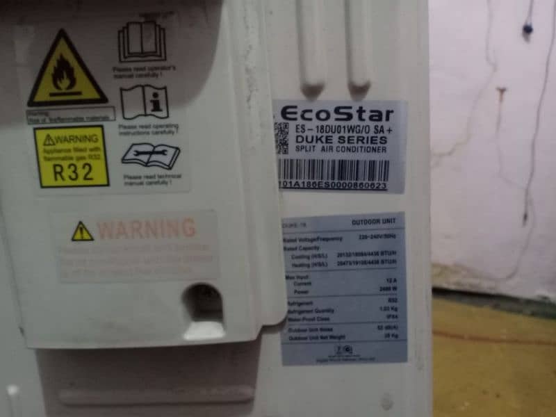 Eco star 1 ton ac urgent sale 2