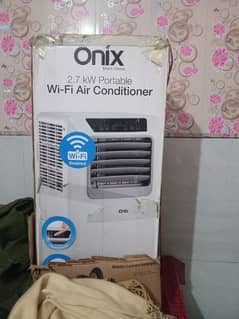 white color portable ac