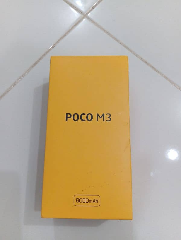 Poco M3 RAM 4GB ROM 128(Excellent Condition) 6