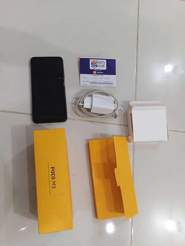 Poco M3 RAM 4GB ROM 128(Excellent Condition) 8