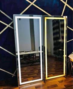 full length led lights mirror