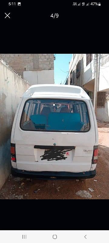 suzuki hiroof  on rent with driver only karachi city 3