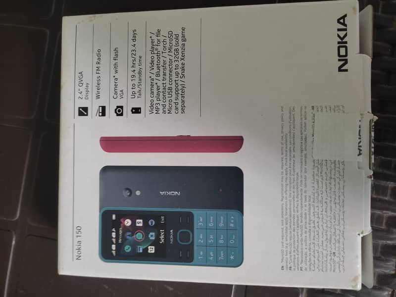 Nokia 150 Brand New PTA Approved, Quality 10/10. 3