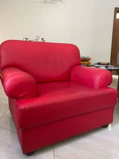 Leather Sofa Set