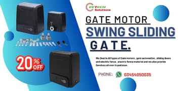 Gate motor / swing sliding door / Remote door  motor / Electric fence