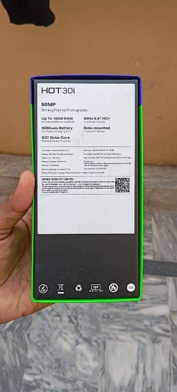 Infinix Hot 30i Smartphone 8/128 With Box Charger 2 Months Warranty! 10