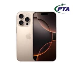 IPHONE 16 PRO MAX ALL STOCK PTA