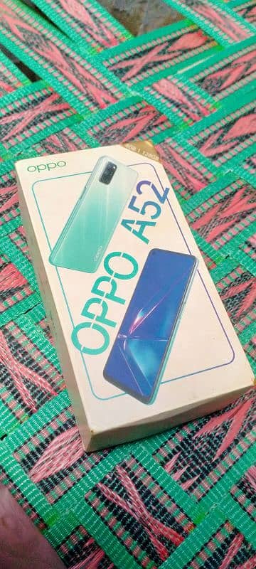 urgent seel OPPO A52 BOX 4GB RAM ROM128 0