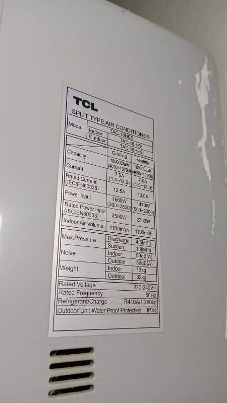 TCL Dc inverter for sale 2