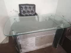 Glass top Office Table