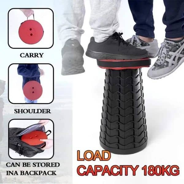 Portable Retractable Folding Stool Chair Latest Smart Outdoor Chair 4