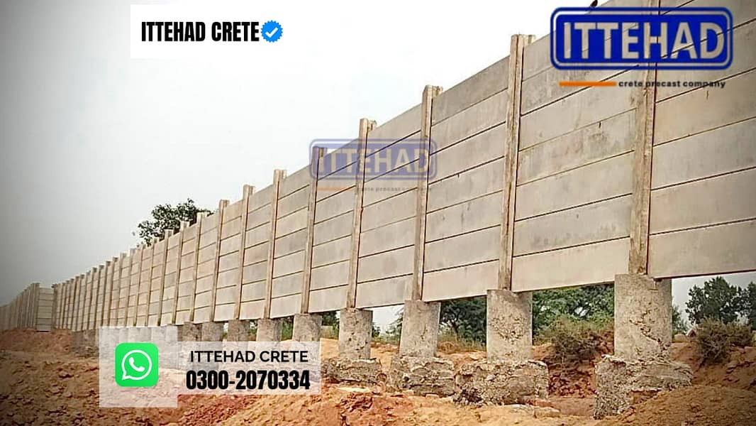 precast boundary wall/wall/boundary wall 4