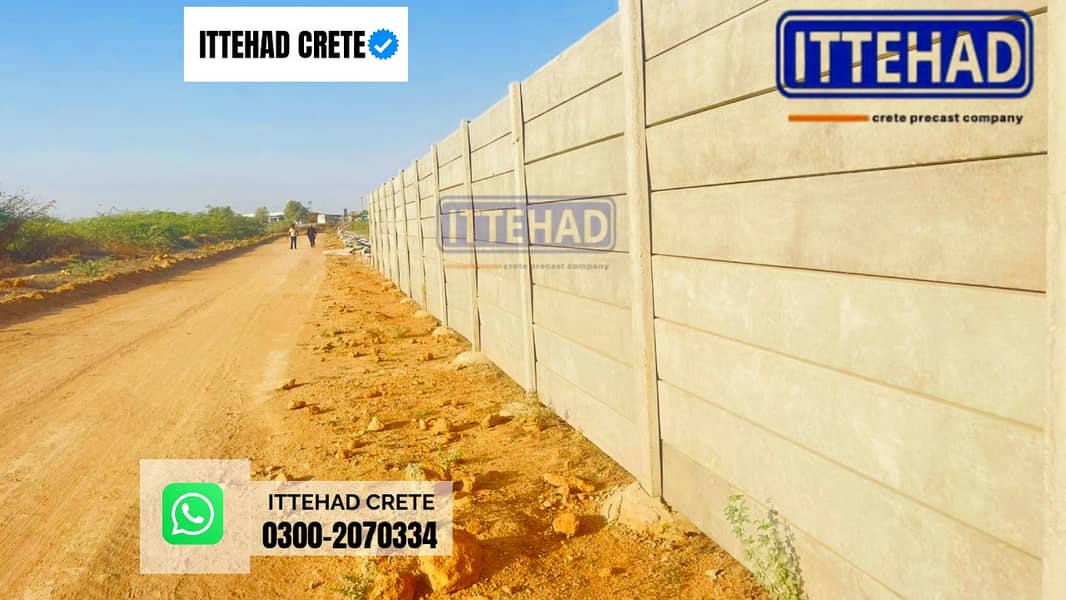 precast boundary wall/wall/boundary wall 3