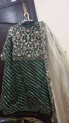 lengha with dubta and kurti