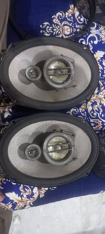 kenwood 718 Hq speakers and Rockmars 3800watts Amplifier 2