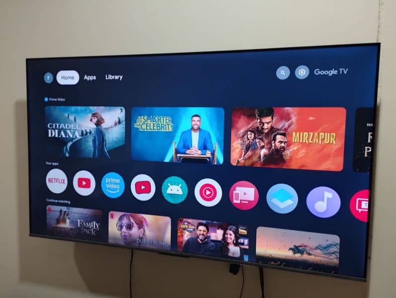 TCL 4k HDR google TV 0