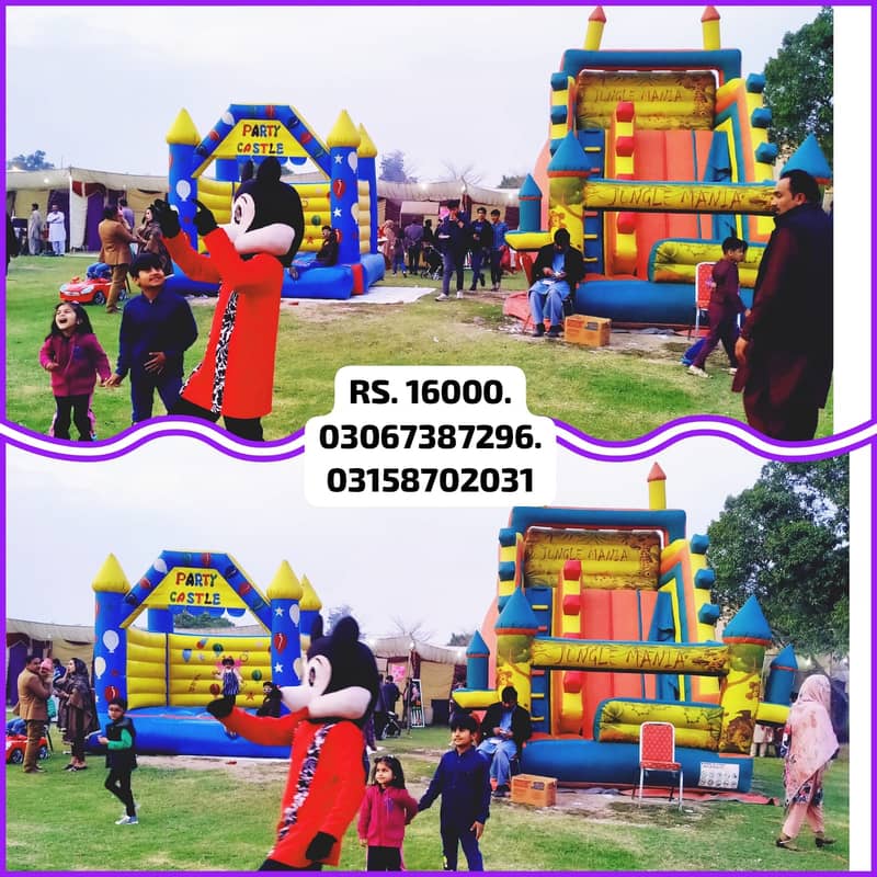 jumping castle /jumping slide / bouncing castle/birthday decoration 0