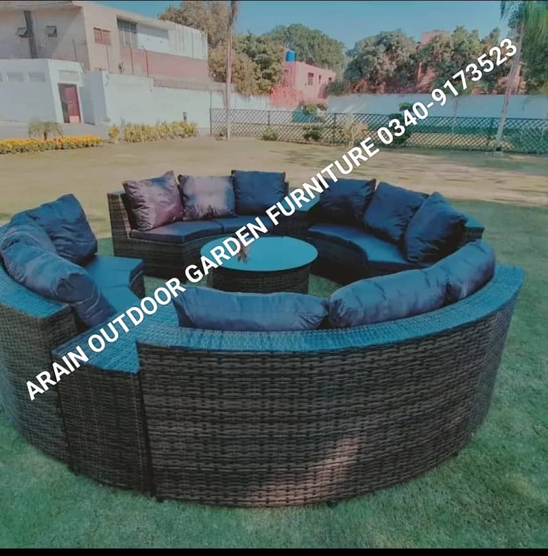 iron furniture/rattan chairs/7 seater sofa/outdoor furniture/patio 16