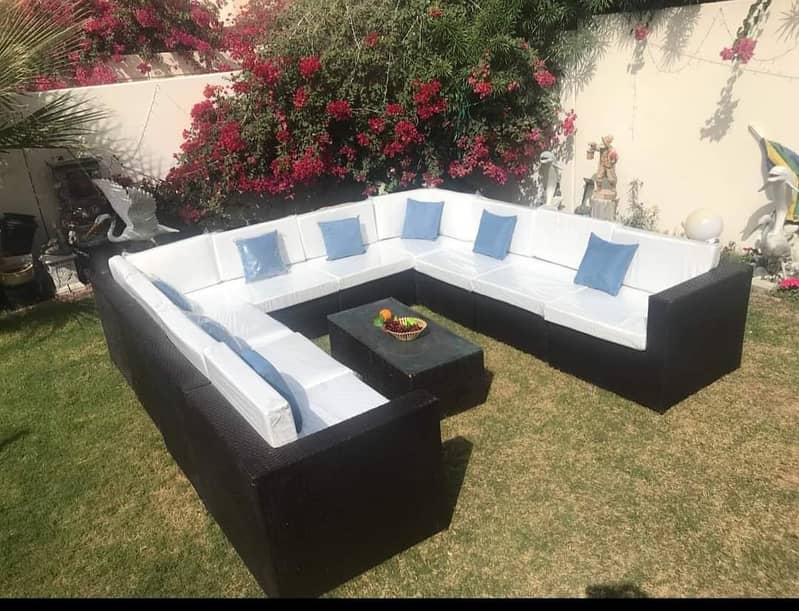 iron furniture/rattan chairs/7 seater sofa/outdoor furniture/patio 17