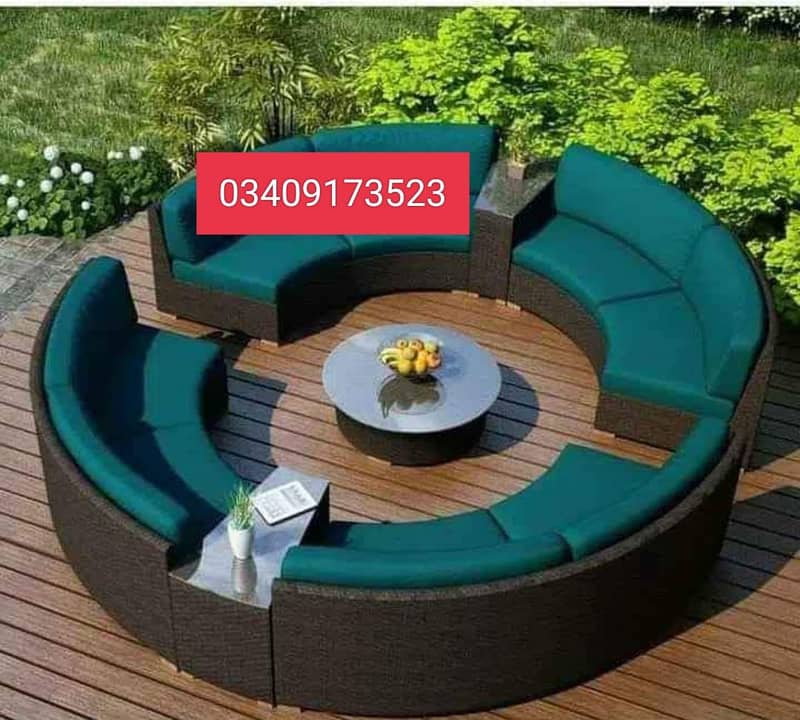 iron furniture/rattan chairs/7 seater sofa/outdoor furniture/patio 19